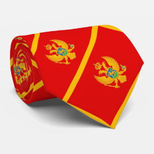 Gravata Bandeira de Montenegro