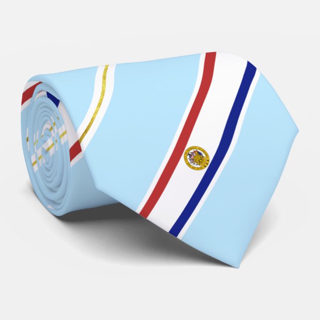 Gravata Bandeira de Neck Tie (Alabama) (Rolled)