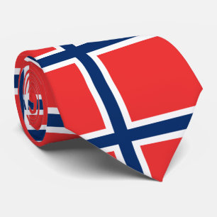 Gravata Bandeira de Noruega