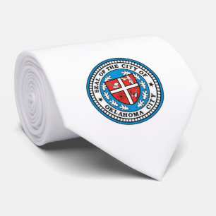 Gravata Bandeira de Oklahoma City (Oklahoma)