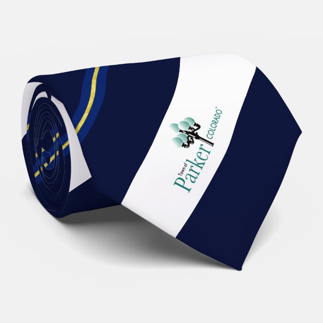 Gravata Bandeira de Parker (Colorado) (Rolled)