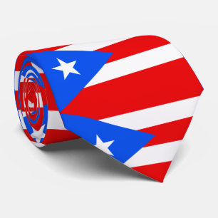 Gravata Bandeira de Puerto Rico