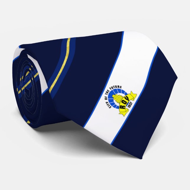 Gravata Bandeira de Roy (Utah) (Rolled)