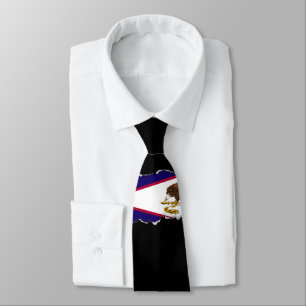 Gravata Bandeira de Samoa Americana