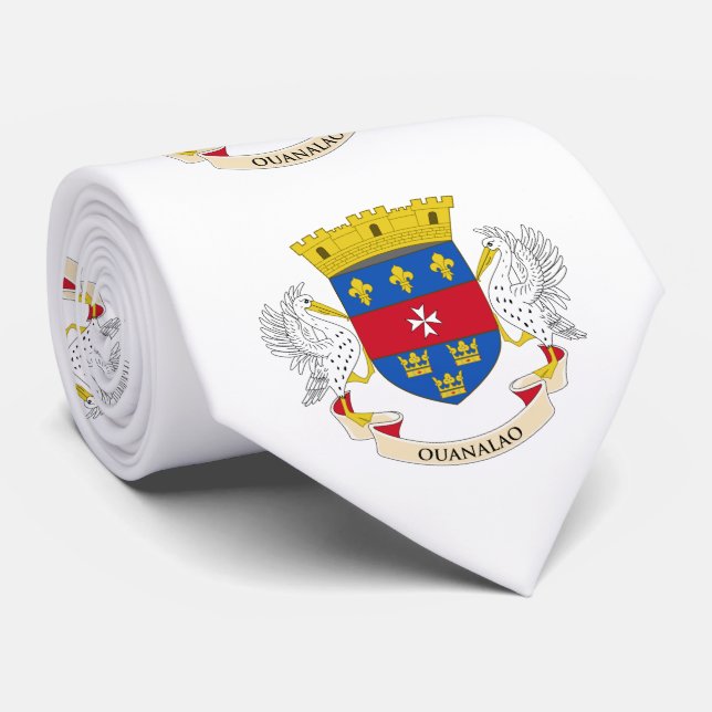 Gravata Bandeira de São Bartolomeu (Rolled)