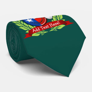 Gravata Bandeira de sorriso de Texas do estilo do Natal