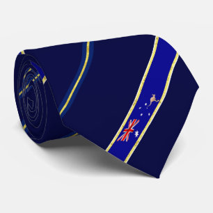 Gravata Bandeira de stripes da Austrália