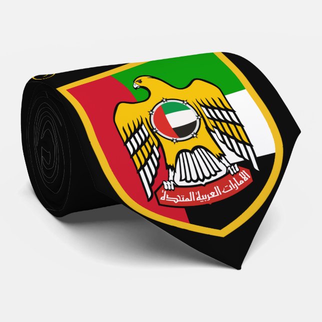 Gravata Bandeira de United Arab Emirates (Rolled)
