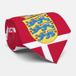 Gravata Bandeira dinamarquesa e Casaco de armas, Bandeira