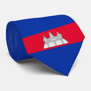Gravata Bandeira do Camboja