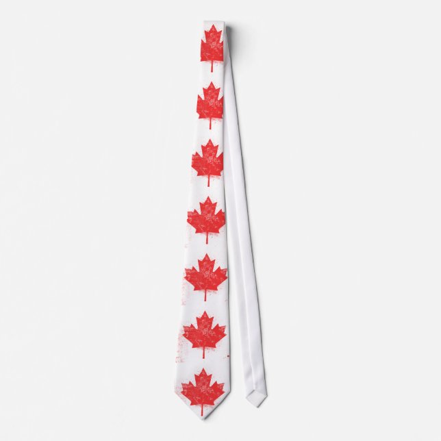 Gravata Bandeira do Canadá (Frente)