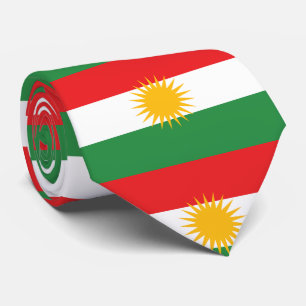 Gravata Bandeira do Curdistão (Curdistão de Alay ou Alay