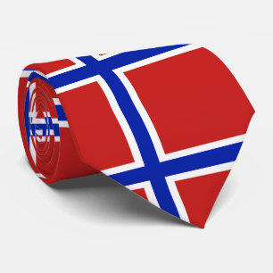 Gravata Bandeira do escandinavo de Noruega