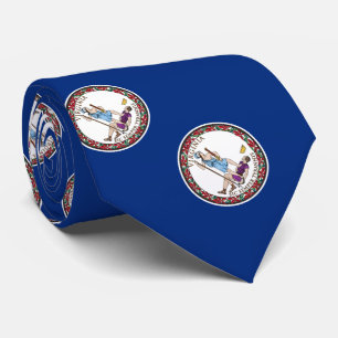 Gravata Bandeira do estado da Virgínia
