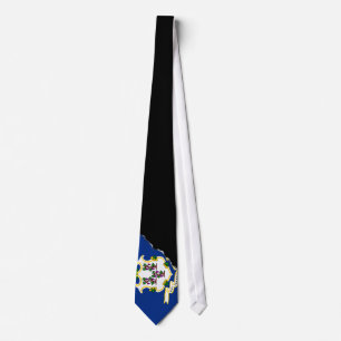 Gravata Bandeira do estado de Connecticut