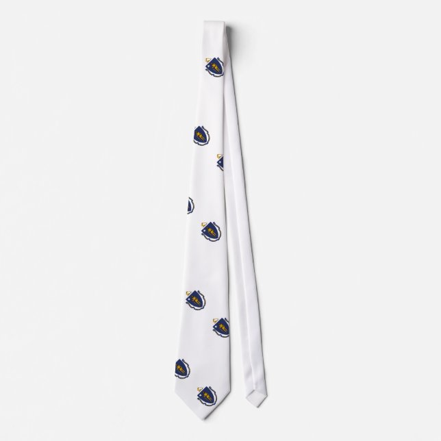 Gravata Bandeira do estado de Massachusetts (Frente)