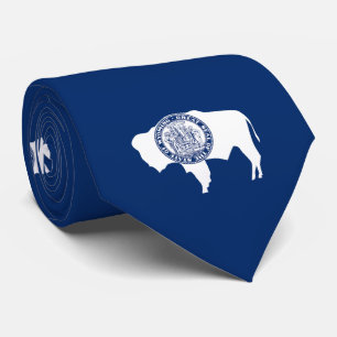 Gravata Bandeira do Estado de Wyoming