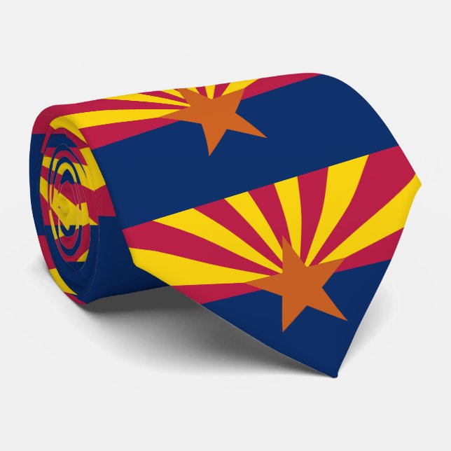 Gravata Bandeira do Estado do Arizona (Rolled)