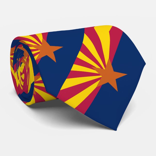 Gravata Bandeira do estado do Arizona (Rolled)
