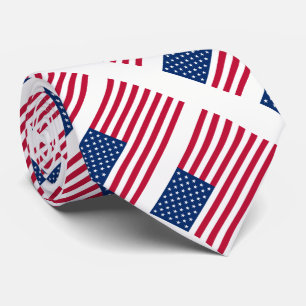 Gravata Bandeira do exército americano EUA de América
