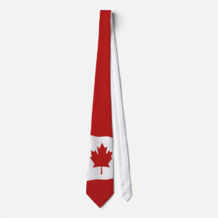 Gravata Bandeira do l'Unifolié de Canadá