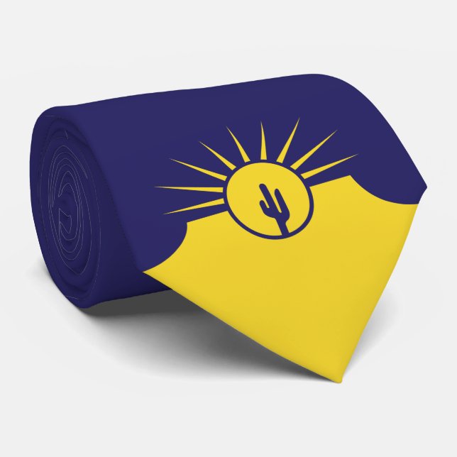 Gravata Bandeira do Mesa (Arizona, EUA) (Rolled)