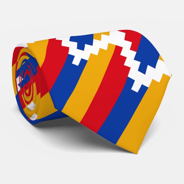 Gravata Bandeira do Nagorno Karabakh (Rolled)