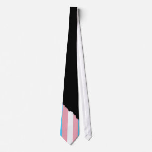 Gravata Bandeira do orgulho do Transgender