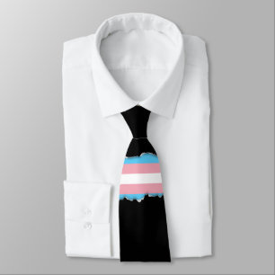 Gravata Bandeira do orgulho do Transgender