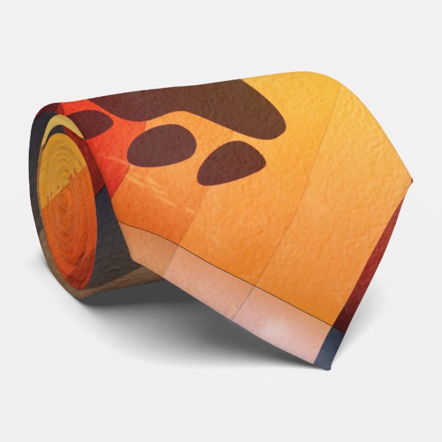 Gravata Bandeira do orgulho do urso da distracção (Rolled)