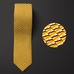 Gravata Bandeira do padrão Brunei