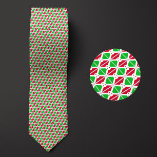 Gravata Bandeira do padrão Burundi