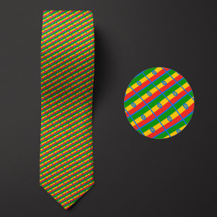 Gravata Bandeira do padrão etíope