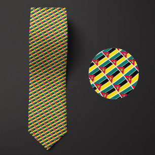 Gravata Bandeira do padrão moçambicano
