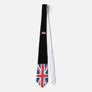 Gravata Bandeira do Reino Unido da Grã-Bretanha Excelente