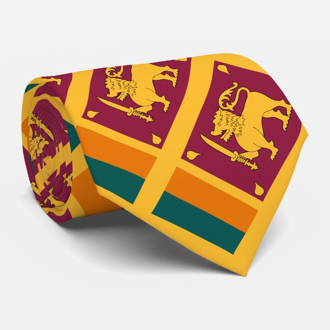 Gravata Bandeira do Sri Lanka (Rolled)
