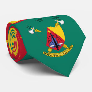 Gravata Bandeira dos Camarões e Casaco de Armas, Bandeira