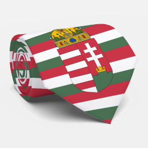 Gravata Bandeira e Casaco de armas da Hungria