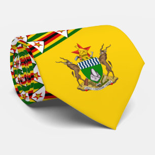 Gravata Bandeira e Casaco de Armas do Zimbabué, Bandeira d