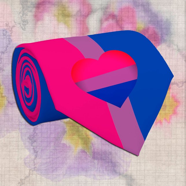 Gravata Bandeira e comunidade de orgulho bissexual/bandeir (Criador carregado)