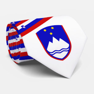 Gravata Bandeira eslovena e Casaco de armas, Bandeira da E