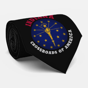 GRAVATA BANDEIRA ESTADUAL INDIANA CROSSROADS