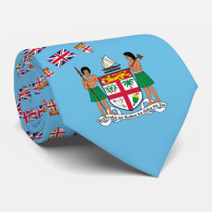 Gravata Bandeira Fijiana e Casaco de Armas, Bandeira das F