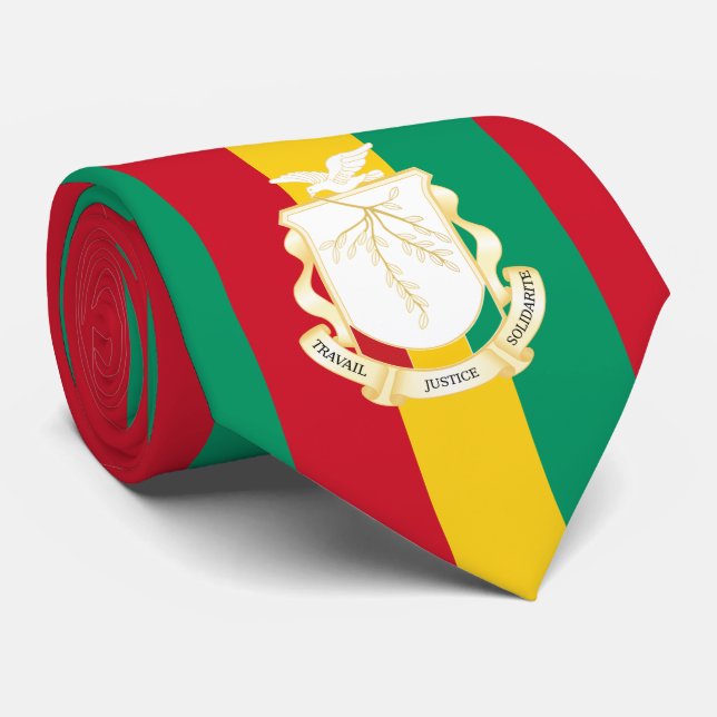 Gravata Bandeira Guineense e Selo Nacional, Bandeira da Gu (Rolled)