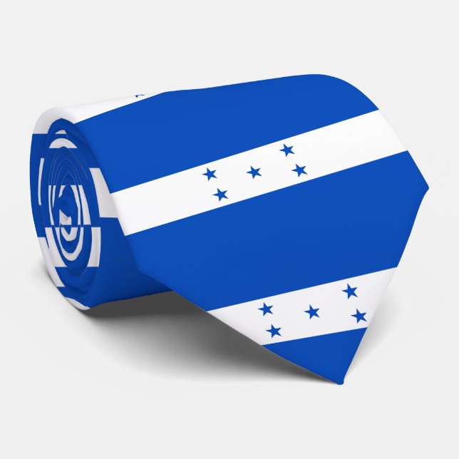 Gravata bandeira Honduras (Rolled)