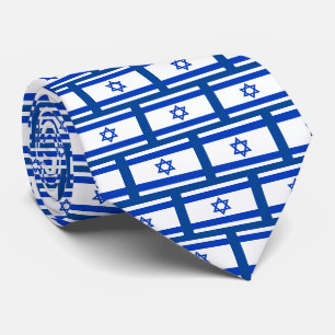Gravata Bandeira Israelense Estado Judeu