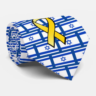 Gravata Bandeira Israelense Traga-os para Casa Liberta os