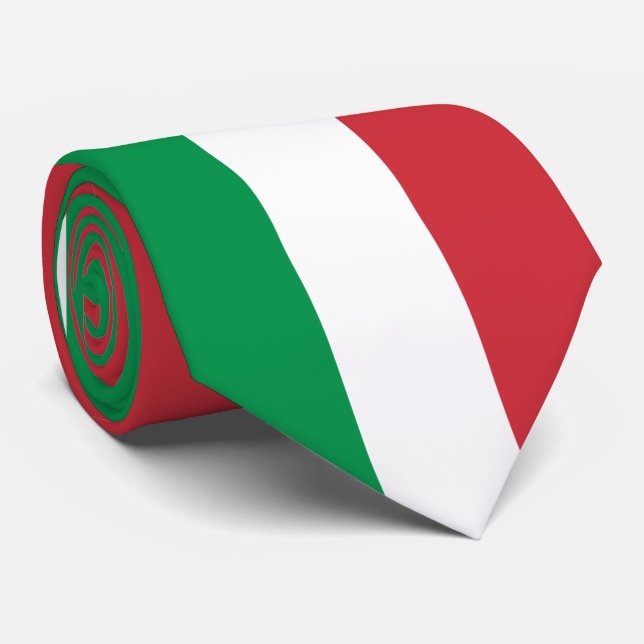 Gravata Bandeira Itália (Rolled)