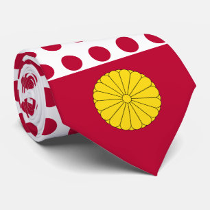 Gravata Bandeira japonesa e selo imperial, bandeira do Jap