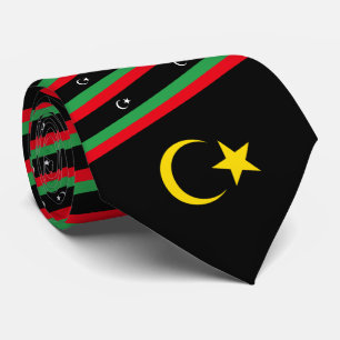 Gravata Bandeira Líbia e Emblema Nacional, Bandeira da Líb